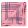 Pink Patterned Handkerchief "Harlan" Made Of Cotton