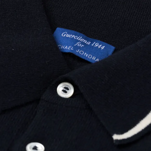 Polo Sweater "Sartorial Knit-Polo" Made Of Finest 1 Ply Cashmere