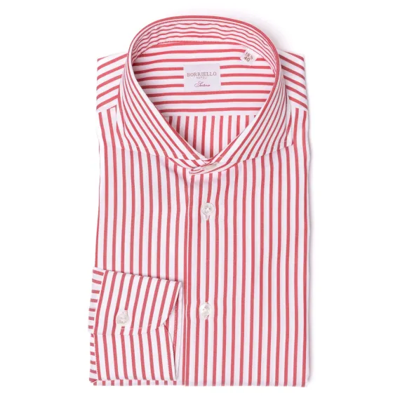 Pure Cotton Striped Shirt "Jermyn Stripe" - Handmade
