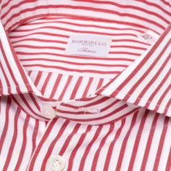 Pure Cotton Striped Shirt "Jermyn Stripe" - Handmade