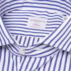 Pure Cotton Striped Shirt "Jermyn Stripe" - Handmade