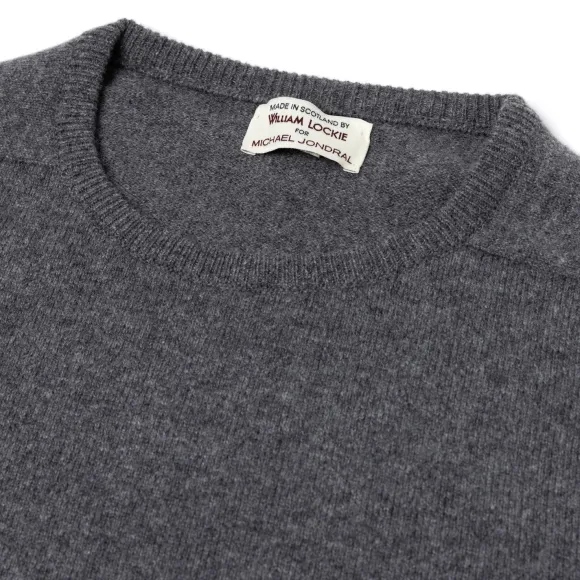 Pure Geelong Lambswool "Leven Crew" Sweater - 2 Ply