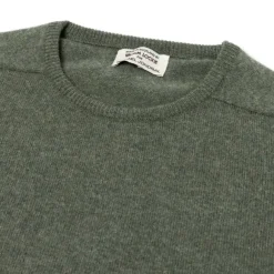 Pure Geelong Lambswool "Leven Crew" Sweater - 2 Ply