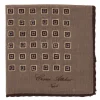 Pure Wool Pocket Square "Medaglioni Incornicato