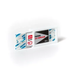 Razor Blades Feather Fhs-10 Made High-Grade Steel
