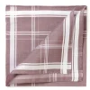 Red Brown Patterned Handkerchief "Sarabande" Made Of Cotton