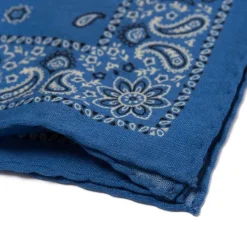 Reni E Paisley Pocket Square Made Of Pure Wool