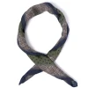 Rosi Collection X Mj: Cotton And Silk "Polka Dot Neck-Square" Scarf