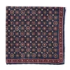 Rosi Collection X Mj: Pocket Square "Medallion Double Print" In Pure S