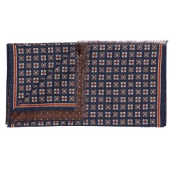 Rosi Collection X Mj: Scarf "Bormio Double" In Merino Wool And Cashmer