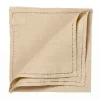 Sand-Colord Linen Pocket Square "Jour Venise"