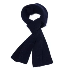 Scarf "Ribbed Scarf" Made Of Pure Lambswool - 3 Ply