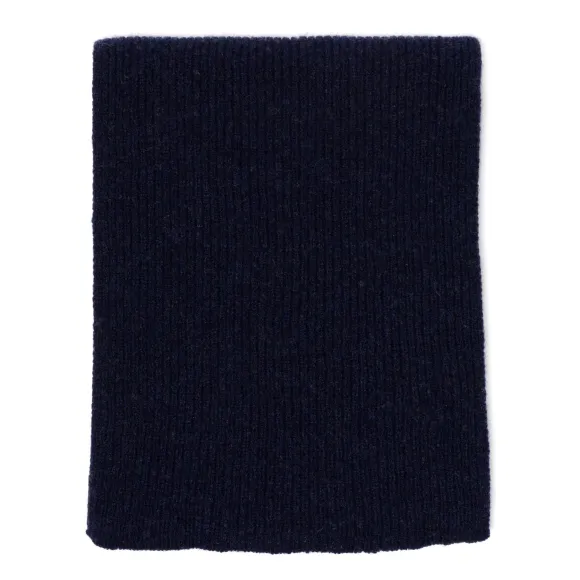 Scarf "Ribbed Scarf" Made Of Pure Lambswool - 3 Ply