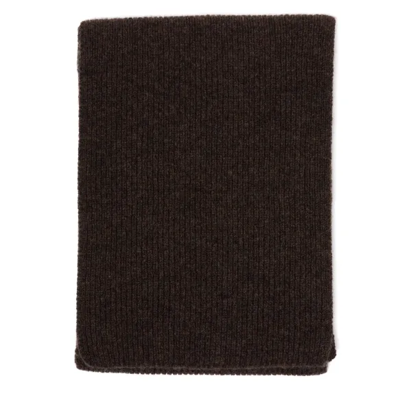 Schal "Ribbed Scarf" Aus Reiner Lambswool - 3 Ply