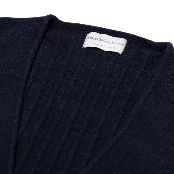 Settefili X Mj: Knitted Vest "Gilet Maglia Sartoriale" In Wool And Cas