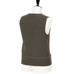 Settefili X Mj: Knitted Vest "Gilet Maglia Sartoriale" In Wool And Cas