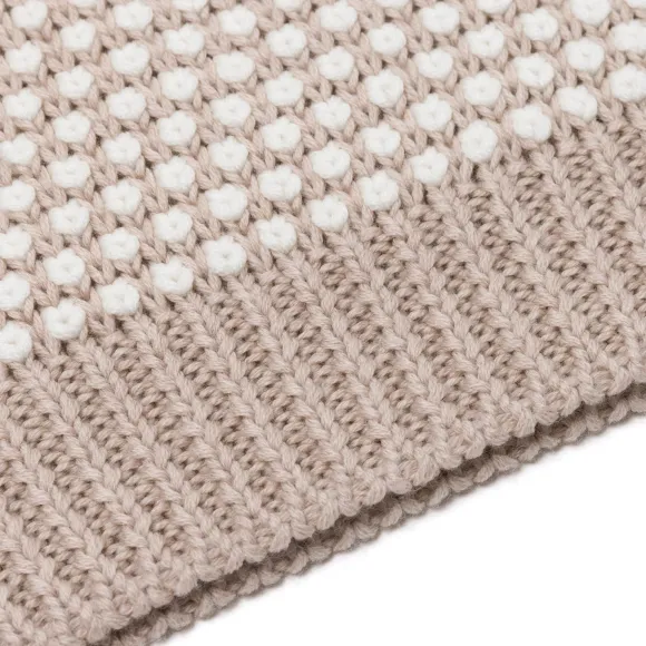 Settefili X Mj: Sweater "Motivo A Perline" In Pure Merino Wool