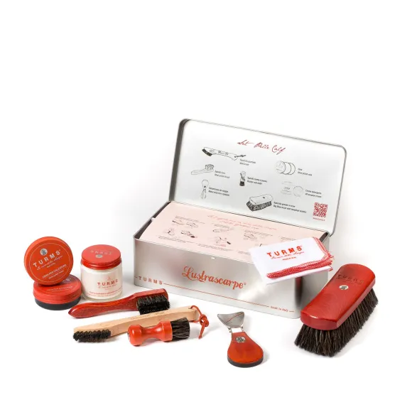 Shoe Cleaning Set "Lustrascarpe Calf" -Purely Handcrafted