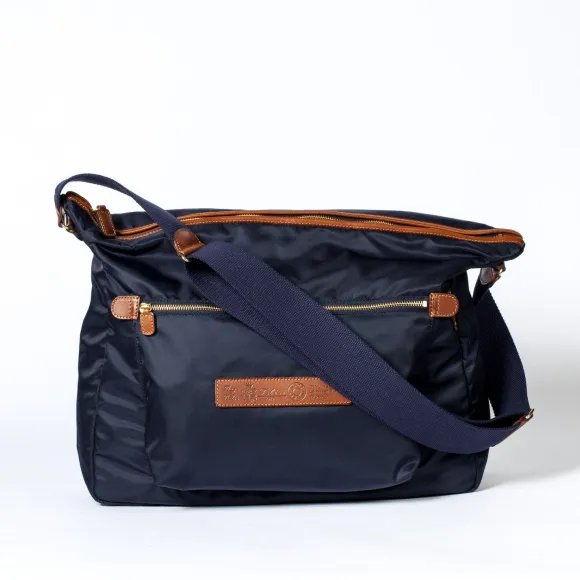 Shoulder Bag Made Of Felisi Nylon And Saddle Leather