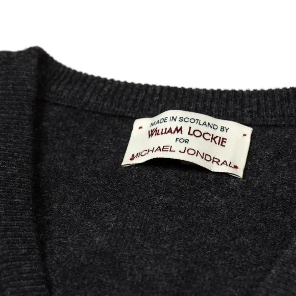 Slip-Over "Oxton Slipover" Made From Fine Scottish 1 Ply-Cashmere