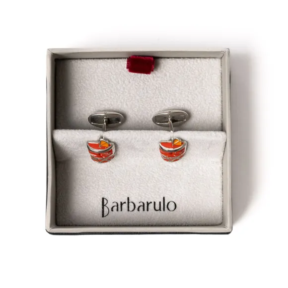 Sterling Silver Cufflink "Negroni" - Pure Handwork