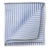 Striped Pocket Square "Buren Ii" Made Of Finest Cotton