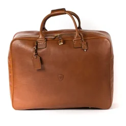 Suitcase "Soft Traveler" Made Of Grained Calfskin - Handcrafted