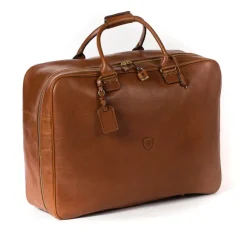 Suitcase "Soft Traveler" Made Of Grained Calfskin - Handcrafted