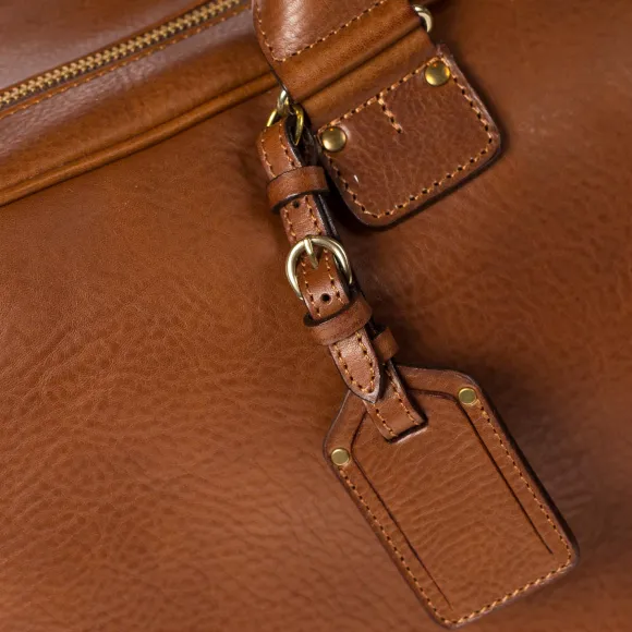 Suitcase "Soft Traveler" Made Of Grained Calfskin - Handcrafted