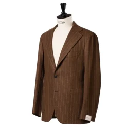 Suit "Vintage-Chalkstripe" Made Of Pure Wool "Vintage Fox" By Fox Brot