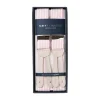 Suspenders "Seersucker Stripe" With Flat Ends In Nubuck Leather To But