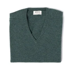 Sweater "Leven Vee" Made Of Geloong Lambswool - 2 Ply