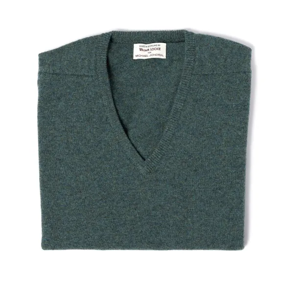 Sweater "Leven Vee" Made Of Geloong Lambswool - 2 Ply