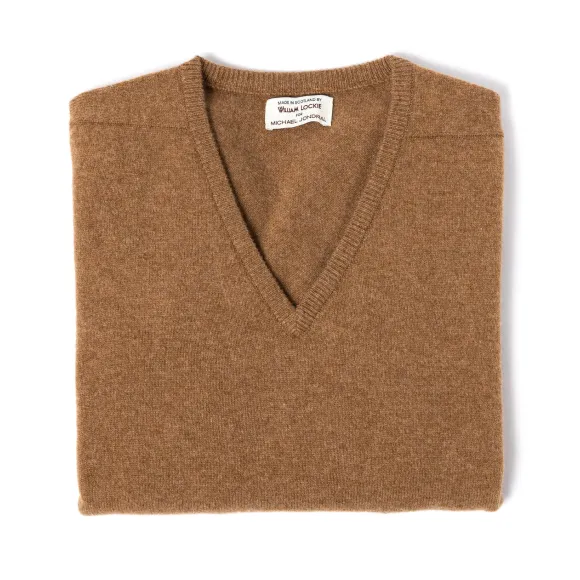 Sweater "Leven Vee" Made Of Geloong Lambswool - 2 Ply