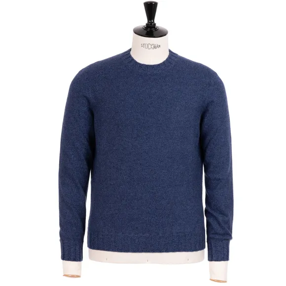 Sweater "Val Pusteria" In Pure Cashmere - Duvet Melange