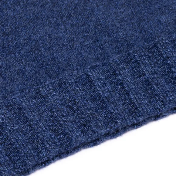 Sweater "Val Pusteria" In Pure Cashmere - Duvet Melange