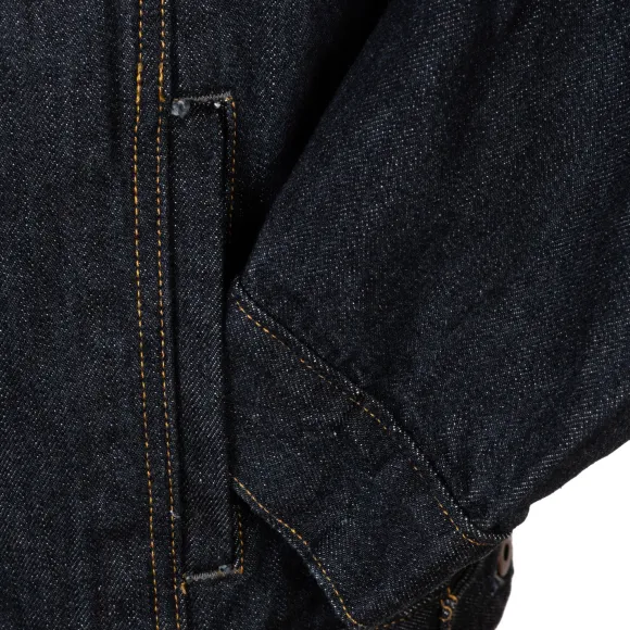 Tellason X Michael Jondral: "Golden Gate" Denim Jacket In Pure Cotton