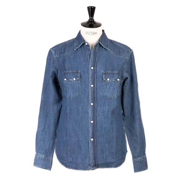 Tellason X Michael Jondral: Western Shirt "Gold Rush" In Pure Cotton D