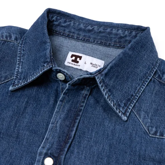 Tellason X Michael Jondral: Western Shirt "Gold Rush" In Pure Cotton D