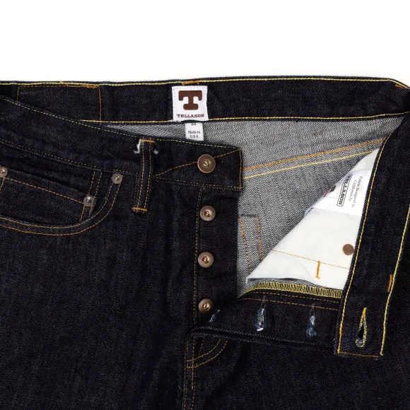 Tellason X Mj: 5 Pocket Pant "Sheffield" Made Of Original Kaihara Japa
