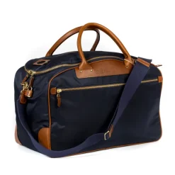 Travel Bag "Vacation I" Made Of Felisi Nylon And Saddle Leather