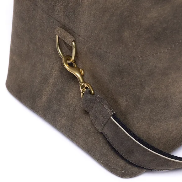 Travel Bag "Velden" Brown Goatskin - Handmade
