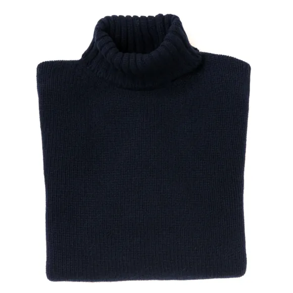 Turtleneck Sweater "Gentry Rollneck" Made Of Pure 6 Ply Scottish Cashm