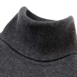 Turtleneck Sweater "Oxton Rollneck" Made Of Fine Scottish 1 Ply Cashme