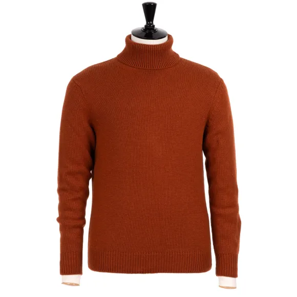 Turtleneck Sweater "Val Gardena" In Pure Cashmere