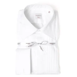 Tuxedo Shirt "Sartorial-Plissee" Made Of Cotton-Twill From Thomas Maso
