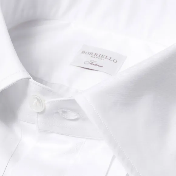 Tuxedo Shirt "Sartorial-Plissee" Made Of Cotton-Twill From Thomas Maso
