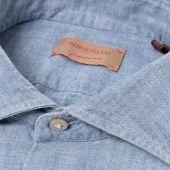 Vintage Prewashed Japanese Cotton Chambray Sport Shirt - Linea Passion