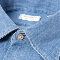 Vintage Prewashed Japanese Cotton Denim Sport Shirt
