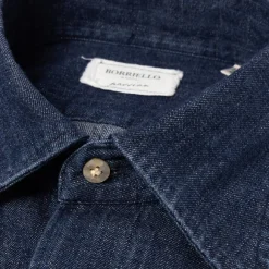 Vintage Prewashed Sports Shirt Made Of Japanese Cotton Den